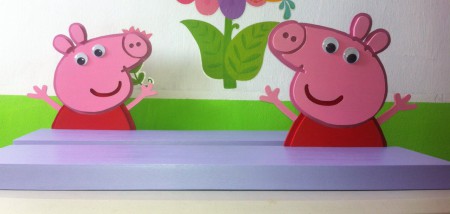 Juego de 2 repisas peppa